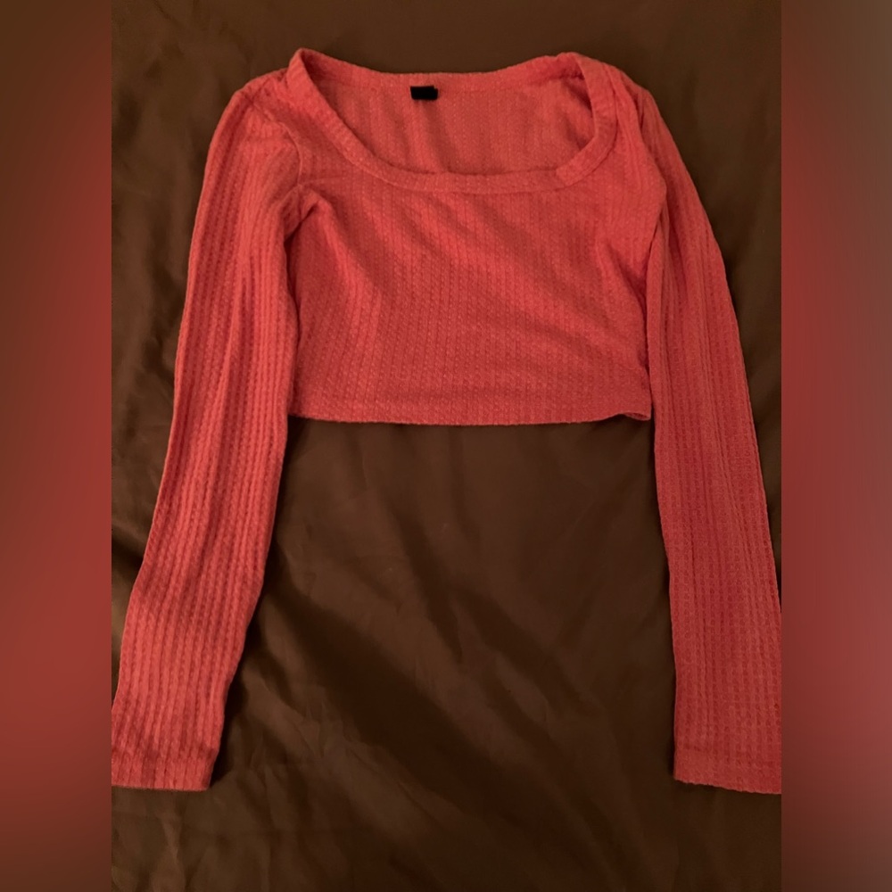Reddish Pink Croptop!!